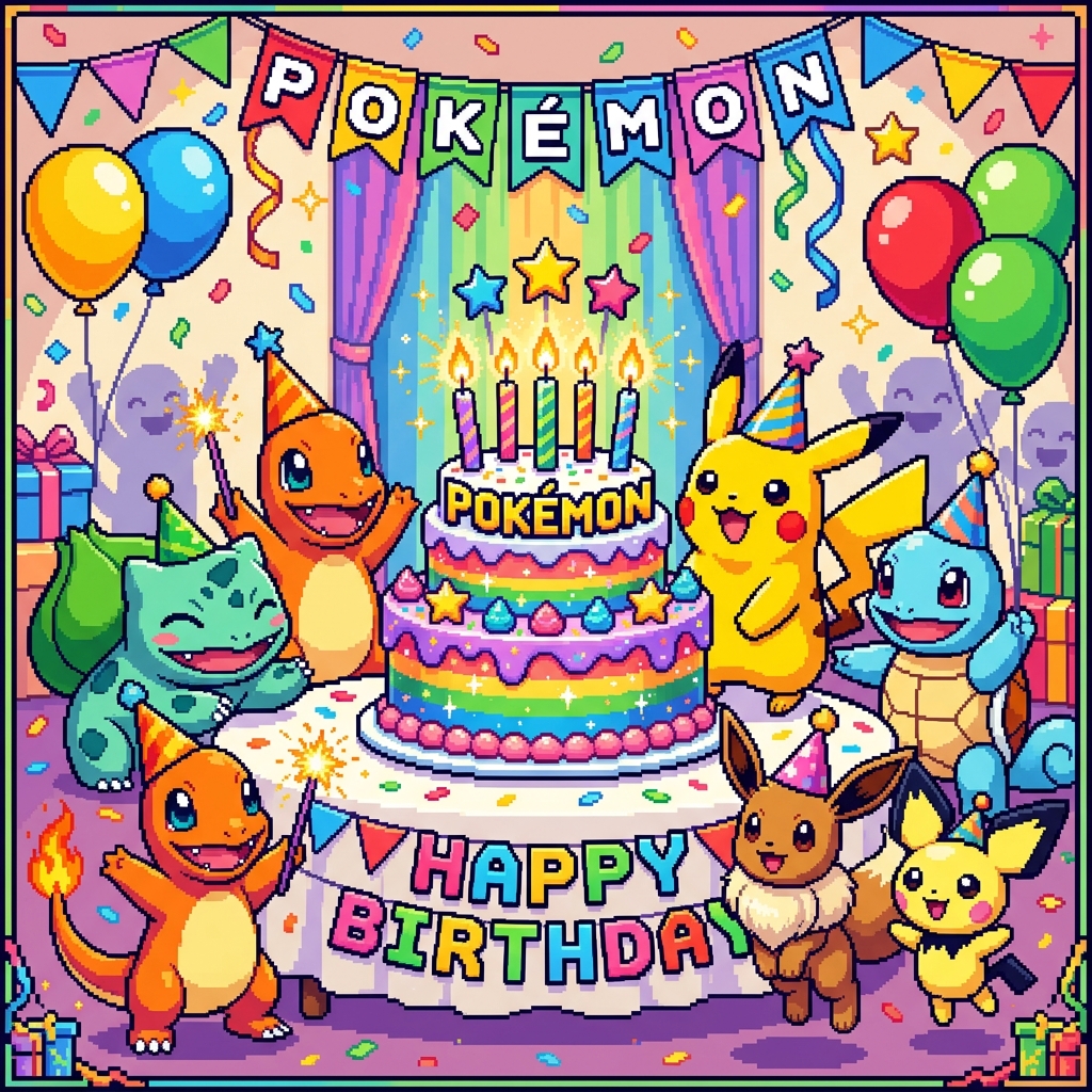 Invitación Pokémon Avril